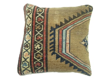 Mid 20th Century Tribal Rug Pillow