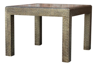 Mid 20th Century Embossed Silver Table