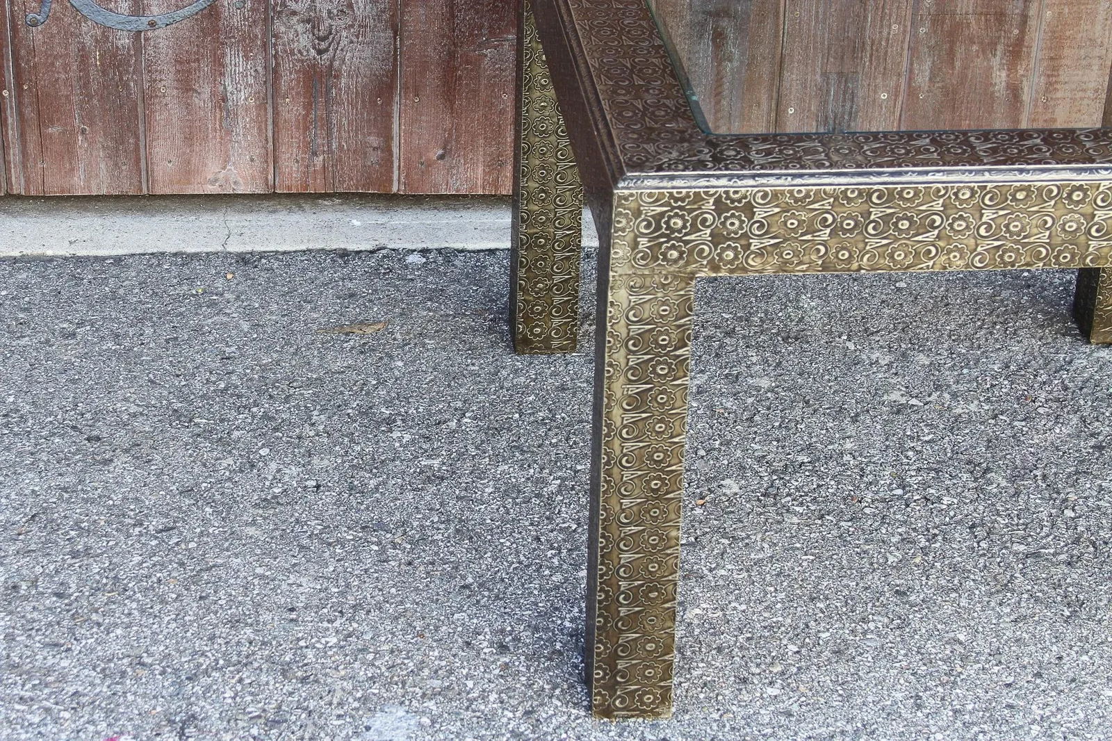 Mid 20th Century Embossed Silver Table - 6