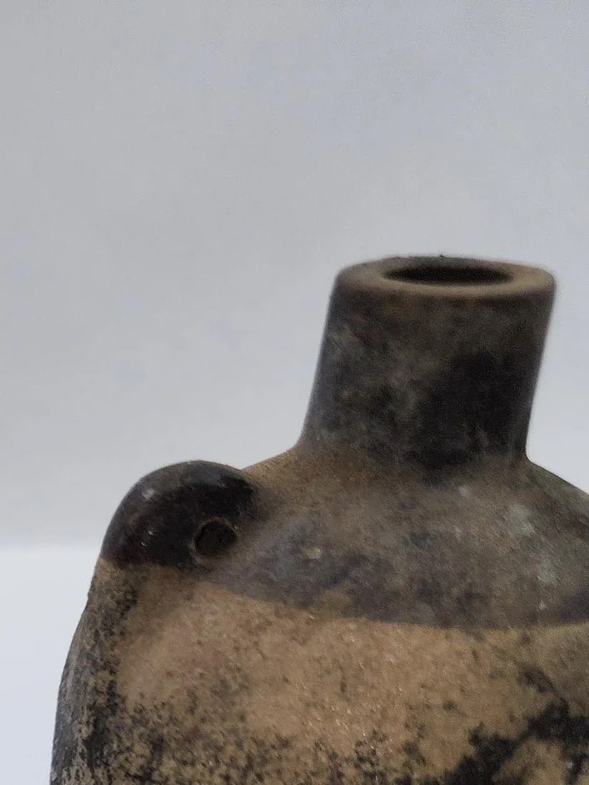 Pair of Vintage Small Usa Pottery Stoneware Jugs Circa 1940s - 4