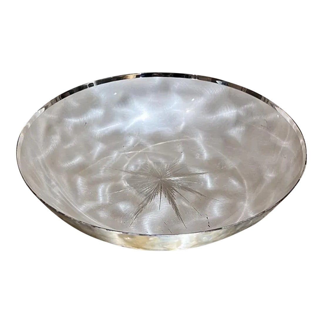 1960s Wmf Ikora Star Silver Plate Serving Dish Germany: AMBIANIC presents 1960s WMF Ikora Star Silver Plate Serving Dish EP Brass Germany WMF stamped 1.75 h x 7 diameter Preowned original vintage condition See images for condition. Condition: