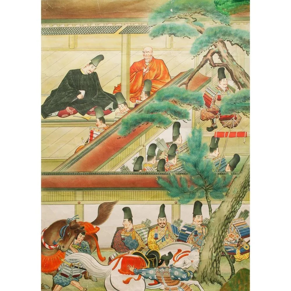 Pre-1945 Original Japanese History School Poster - 12