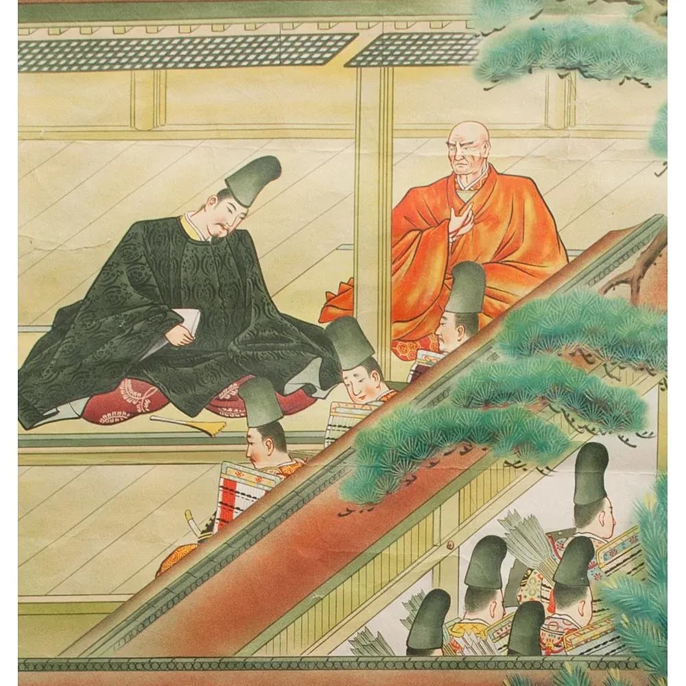 Pre-1945 Original Japanese History School Poster - 3