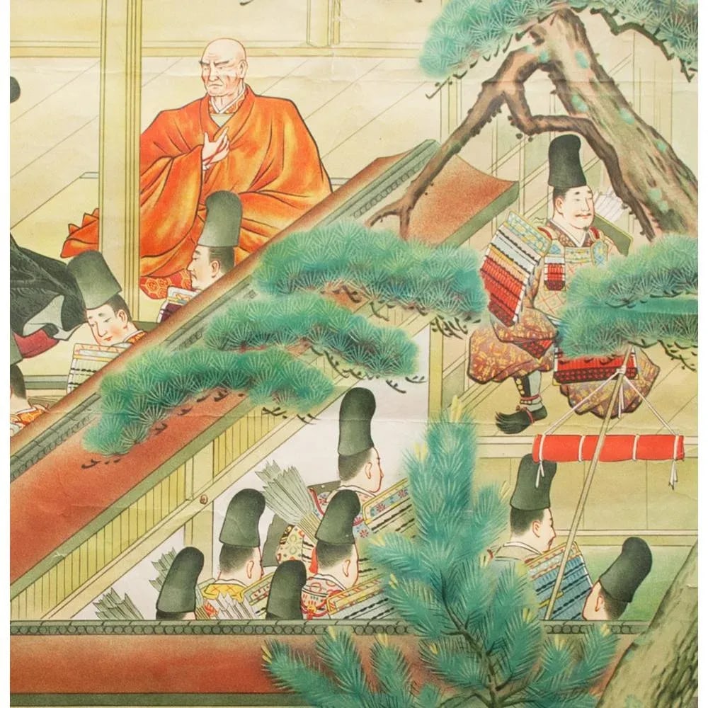 Pre-1945 Original Japanese History School Poster - 4