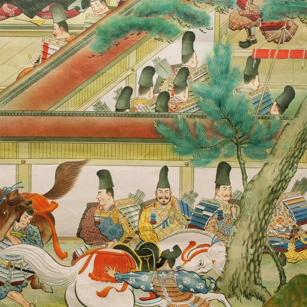 Pre-1945 Original Japanese History School Poster - 5