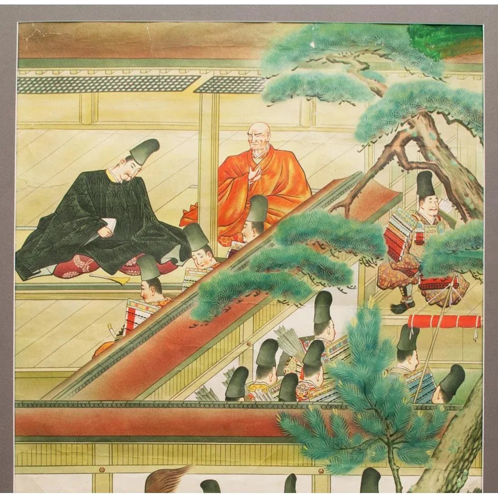 Pre-1945 Original Japanese History School Poster - 8