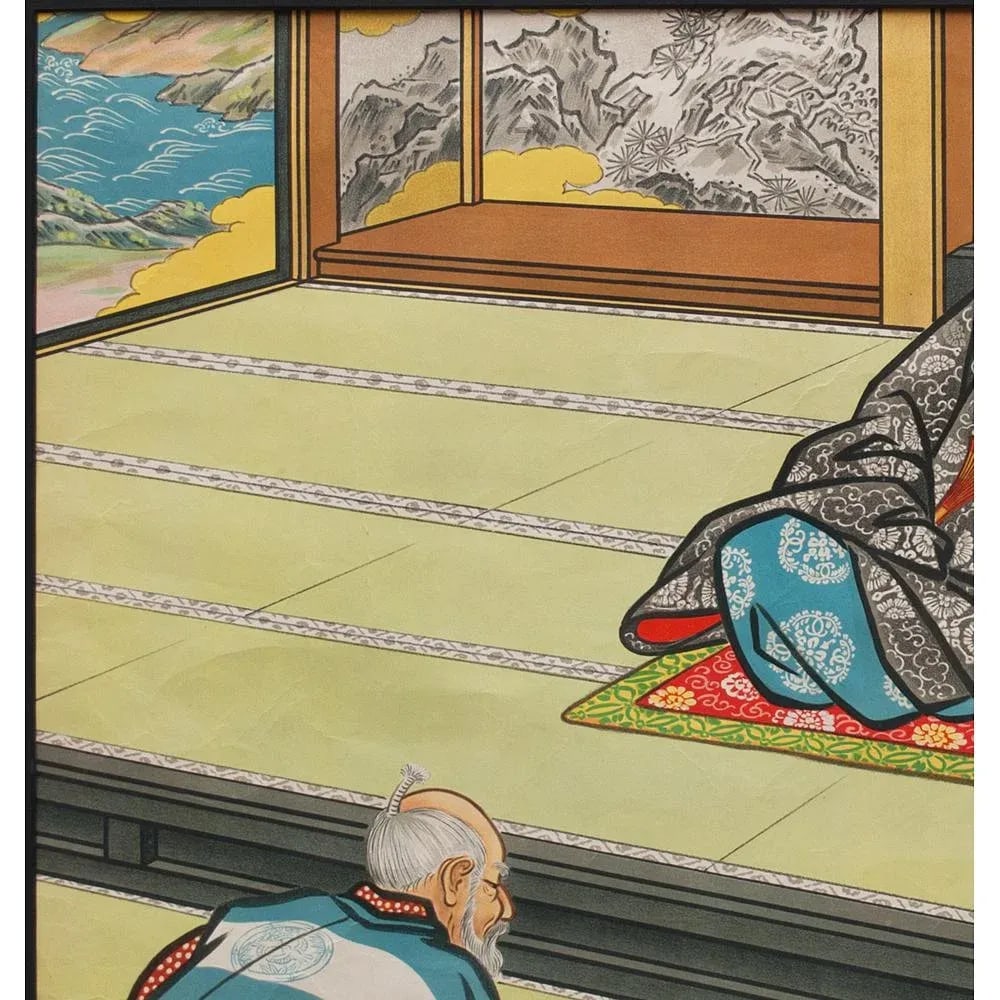 Original Lemitsu Tokugawa Japanese Pre-1945 History Poster - 4