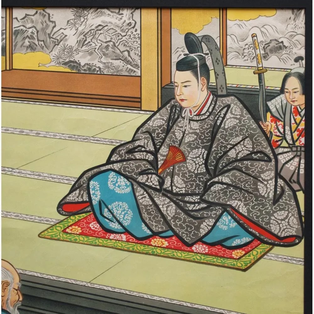 Original Lemitsu Tokugawa Japanese Pre-1945 History Poster - 5