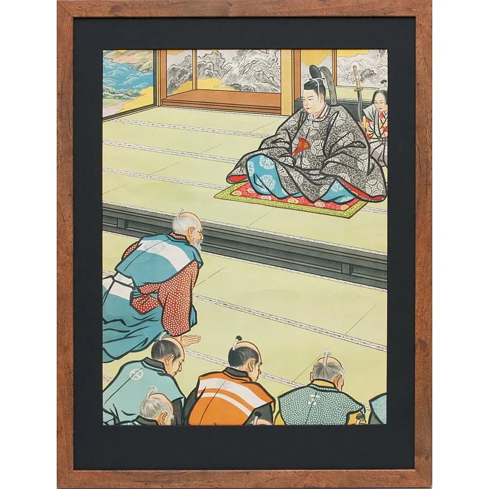 Original Lemitsu Tokugawa Japanese Pre-1945 History Poster - 7