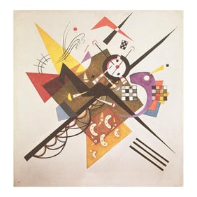 C. 1980s After Wassily Kandinsky "On White I I", German Edition Full-Color Print