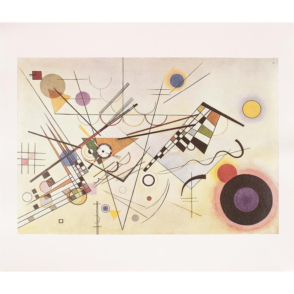C. 1980s After Wassily Kandinsky "Composition 8", German Edition Full-Color Print - 8