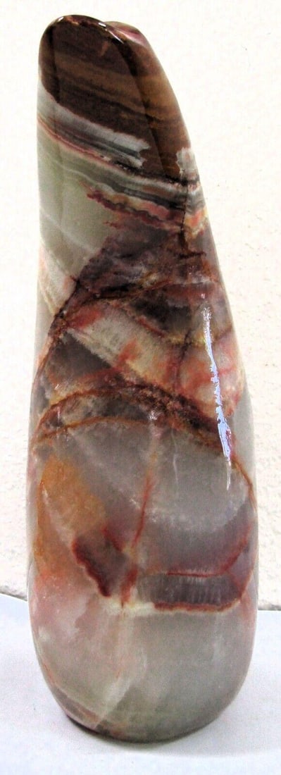 1950s Polished Onyx Abstract Horn Table Sculpture - 8