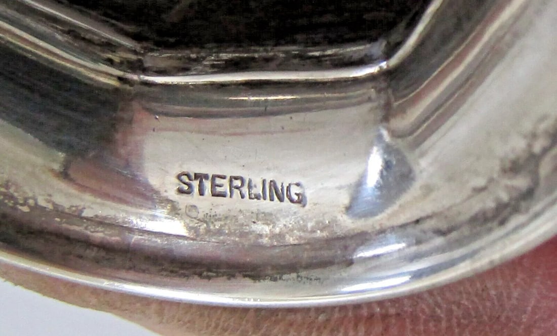 Antique Sterling Silver Octagon Reticulated Demitasse Holders and Rosenthal Cups- Set of 6 - 5