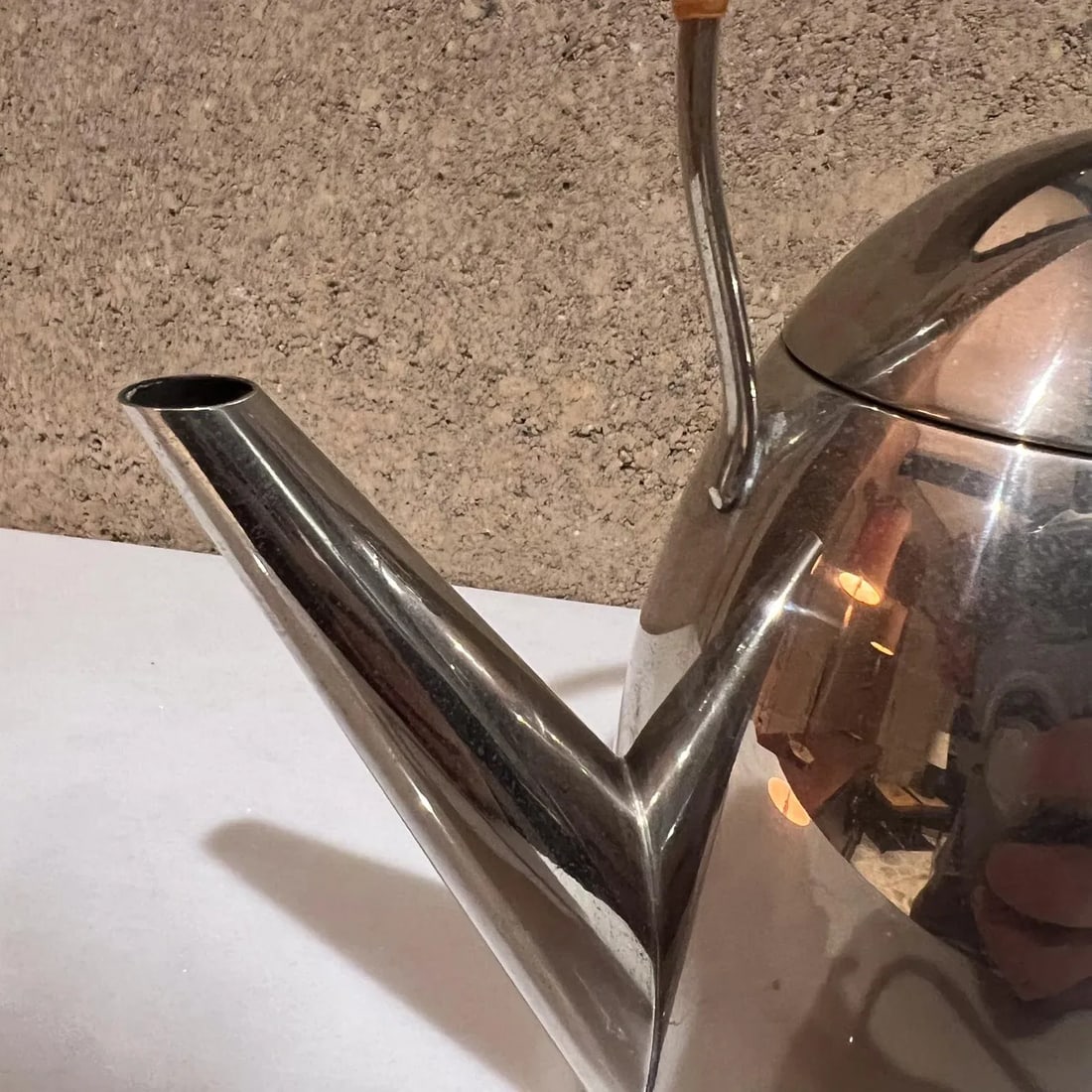 1940s Bauhaus Stainless Tea Kettle Pot Style Peter Behrens - 8