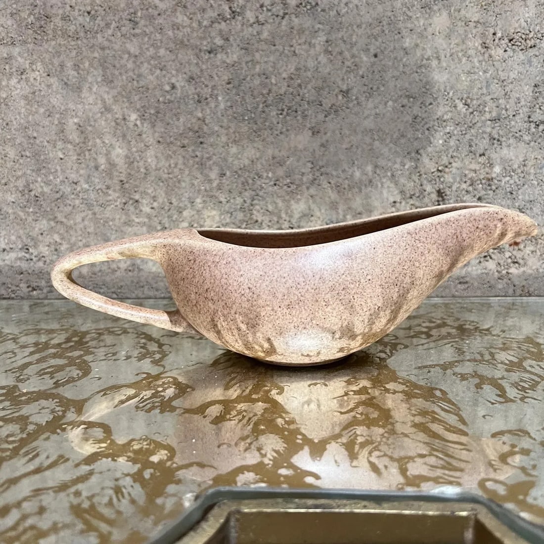 1950s Creamer Laurel of Calif Cerama Stone Russel Wright Modern - 5