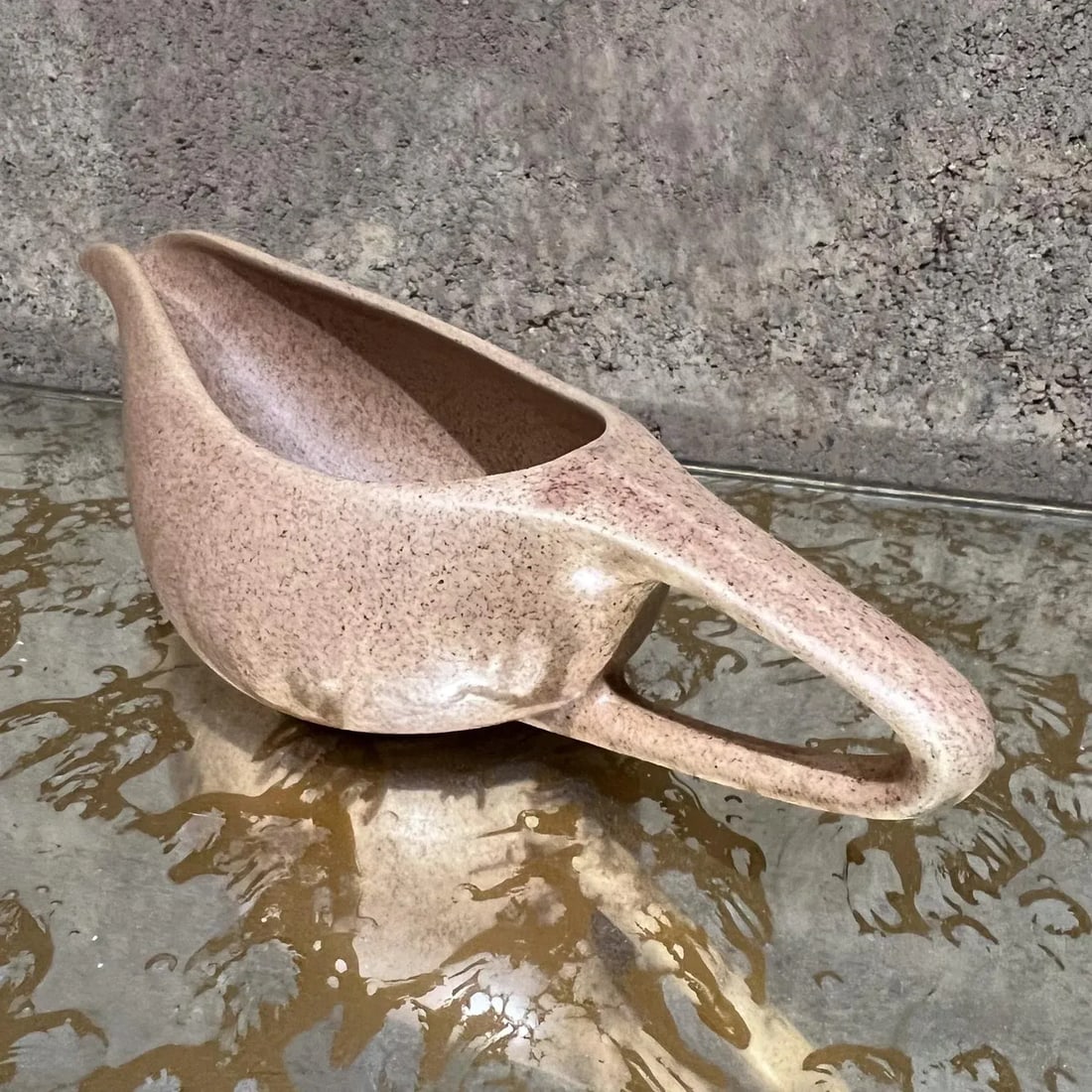 1950s Creamer Laurel of Calif Cerama Stone Russel Wright Modern - 7