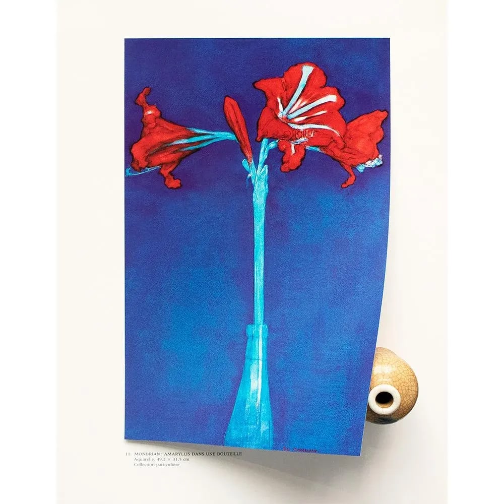 1991 After Piet Mondrian "Amaryllis in a Bottle", Full-Color Parisian Print - 4