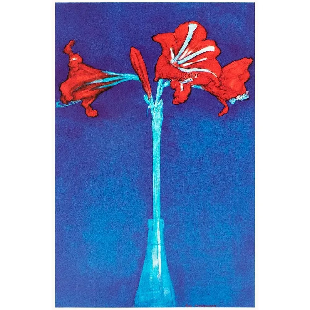 1991 After Piet Mondrian "Amaryllis in a Bottle", Full-Color Parisian Print - 8