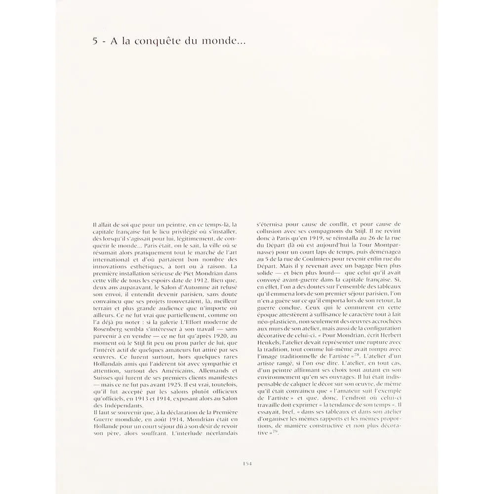 1991 After Piet Mondrian "Composition", Full-Color Parisian Print - 6