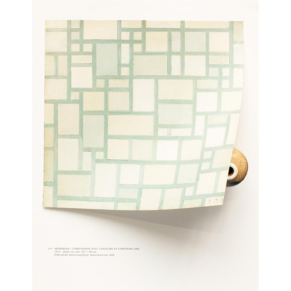 1991 After Piet Mondrian "Composition With Colors and Gray Contours", Full-Color Print - 4