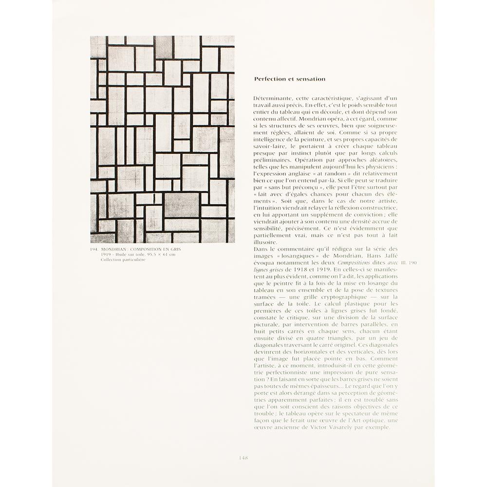 1991 After Piet Mondrian "Composition With Colors and Gray Contours", Full-Color Print - 6