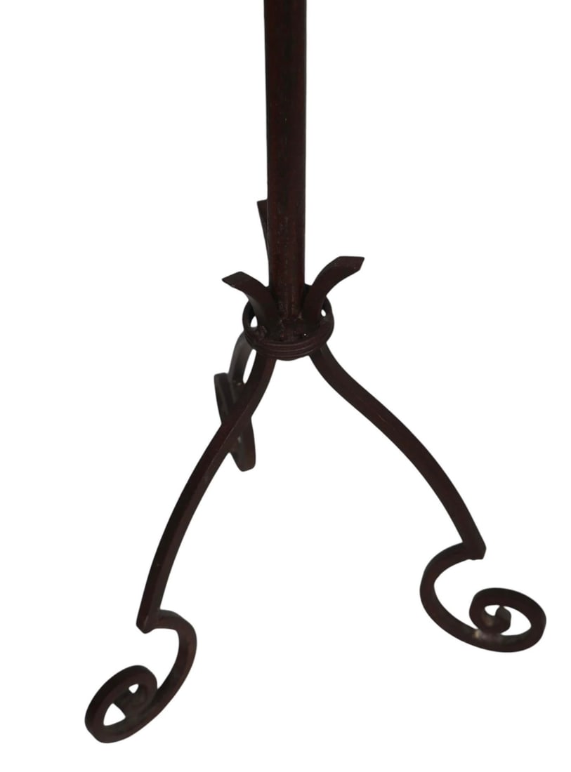 Brutalist Style Wrought Iron Coat Tree - 2