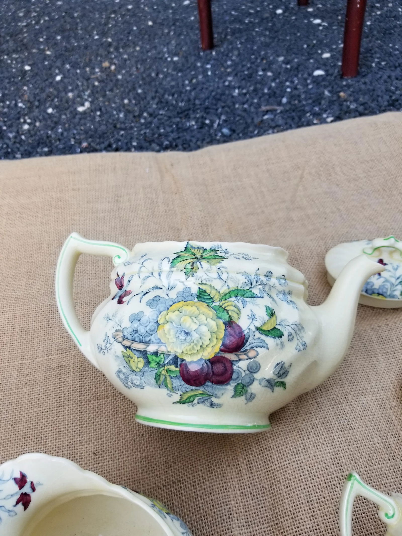 1950s Three Piece Tea Set "Kirkwood Pattern" - 3