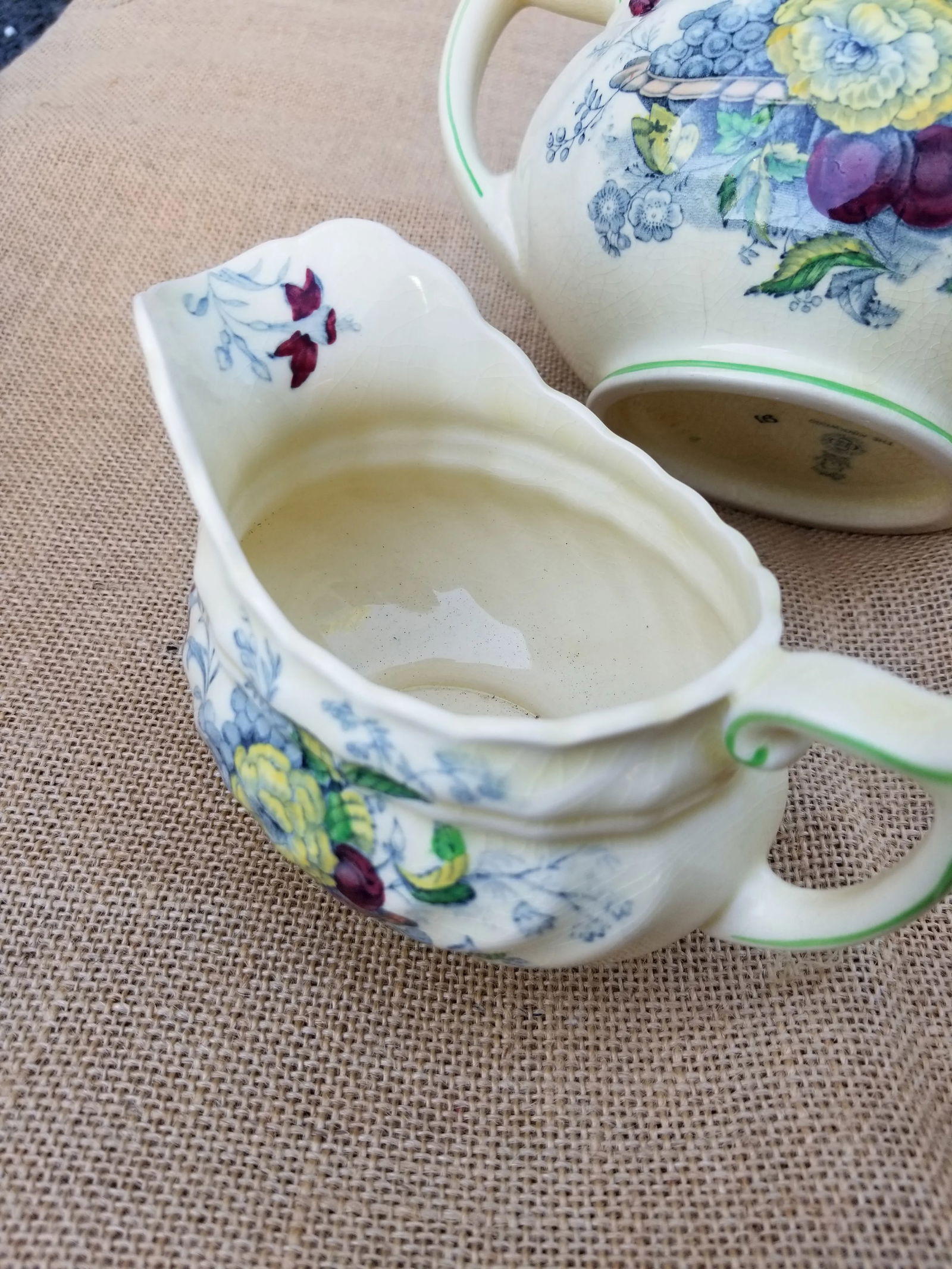 1950s Three Piece Tea Set "Kirkwood Pattern" - 5