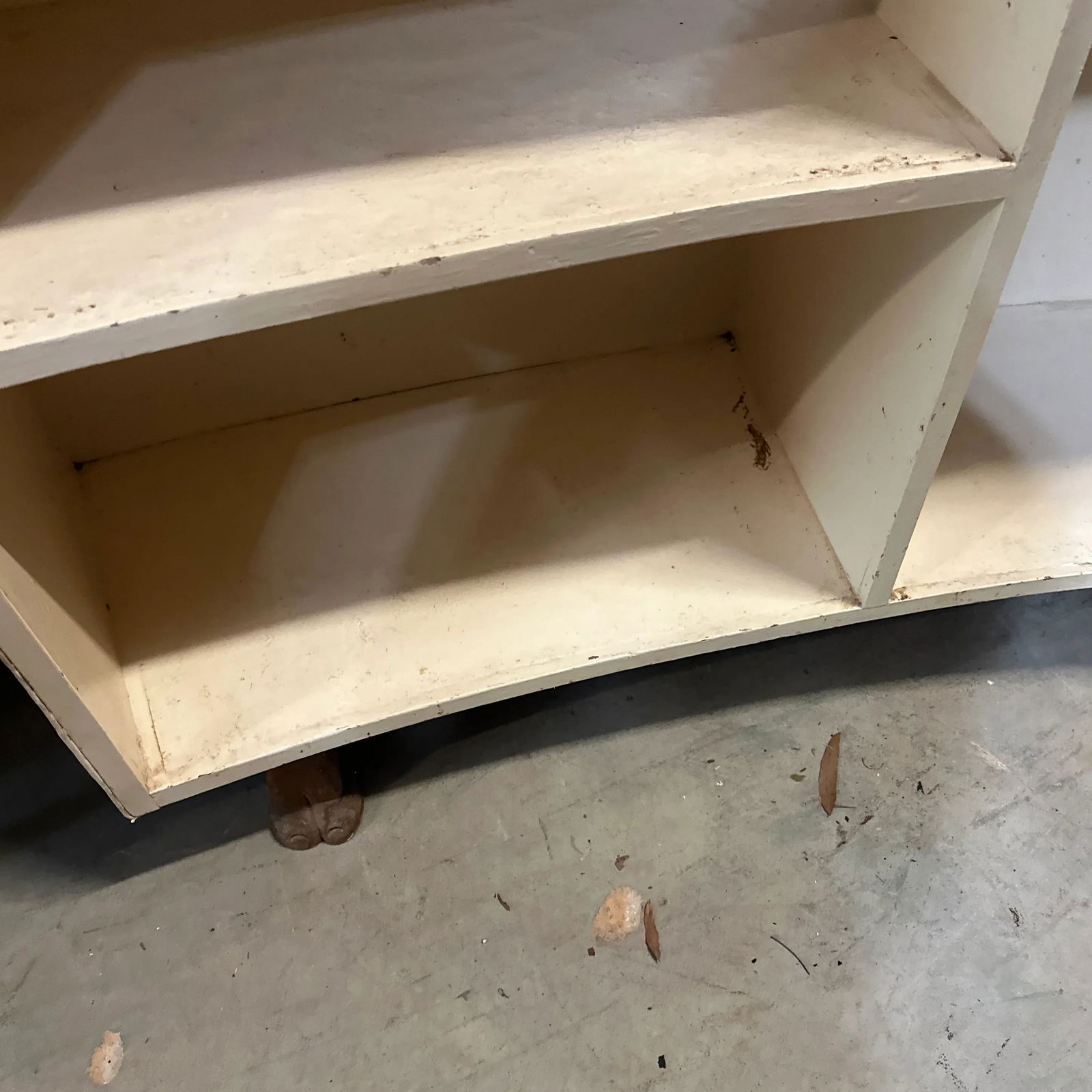 1970s Wooden Camel Footed Bar With Shelves and a Drawer - 4