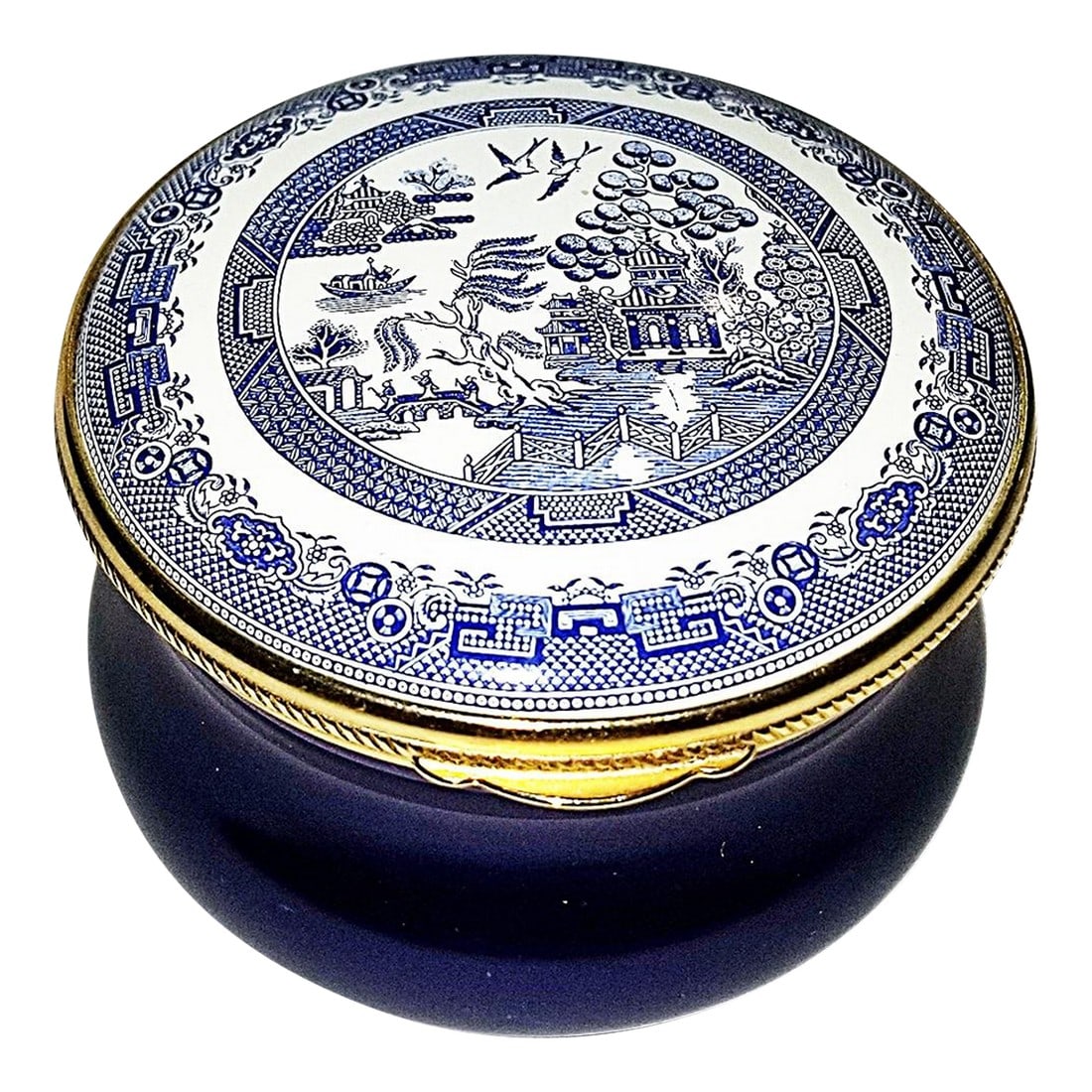 1960s Spode Staffordshire Round Trinket Box (1 of 5)