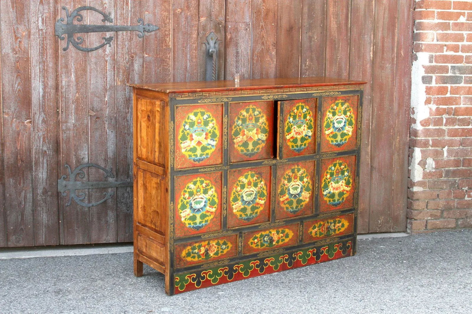 Early 19th Century Tibetan Cabinet - 8