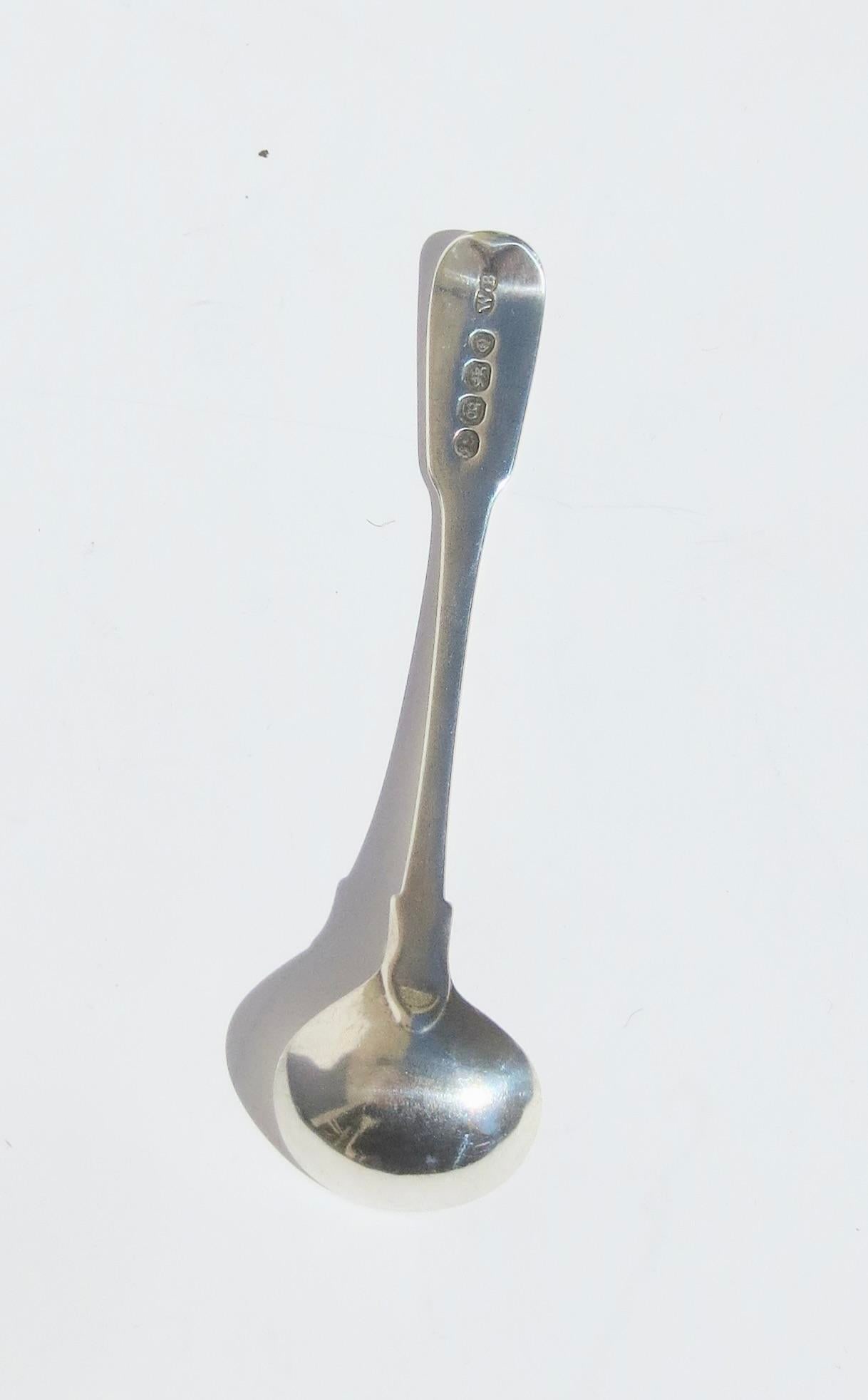 Sterling Silver Sugar Spoon Circa 1822 - 4