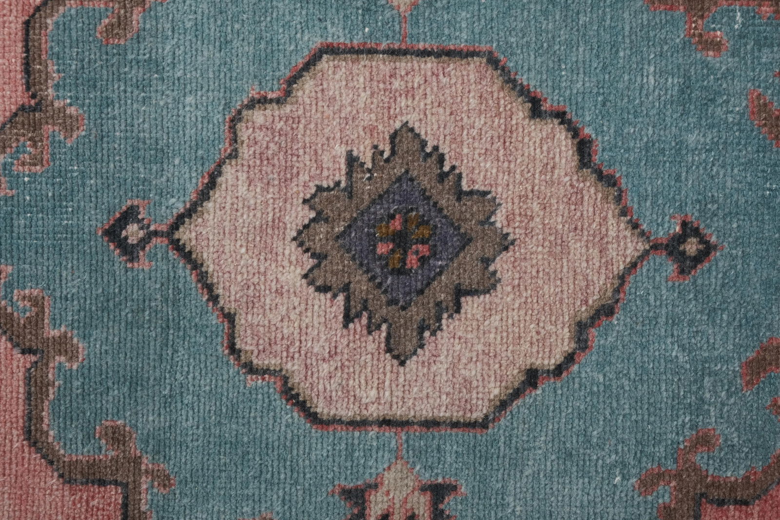 Turkish Oushak Runner With Eclectic Style 2'10" X 25'7" - 10