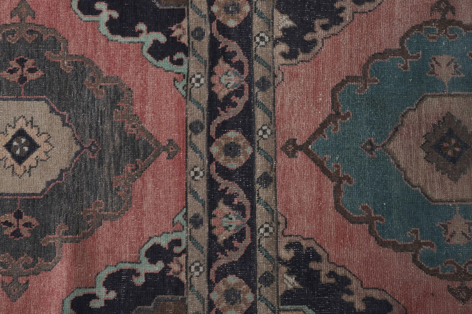 Turkish Oushak Runner With Eclectic Style 2'10" X 25'7" - 6