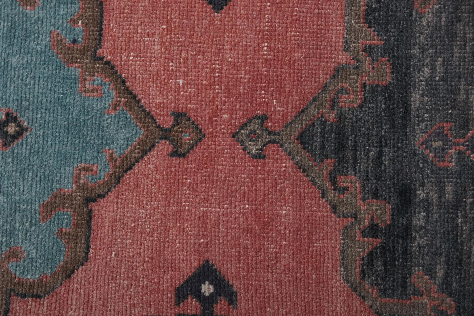 Turkish Oushak Runner With Eclectic Style 2'10" X 25'7" - 9