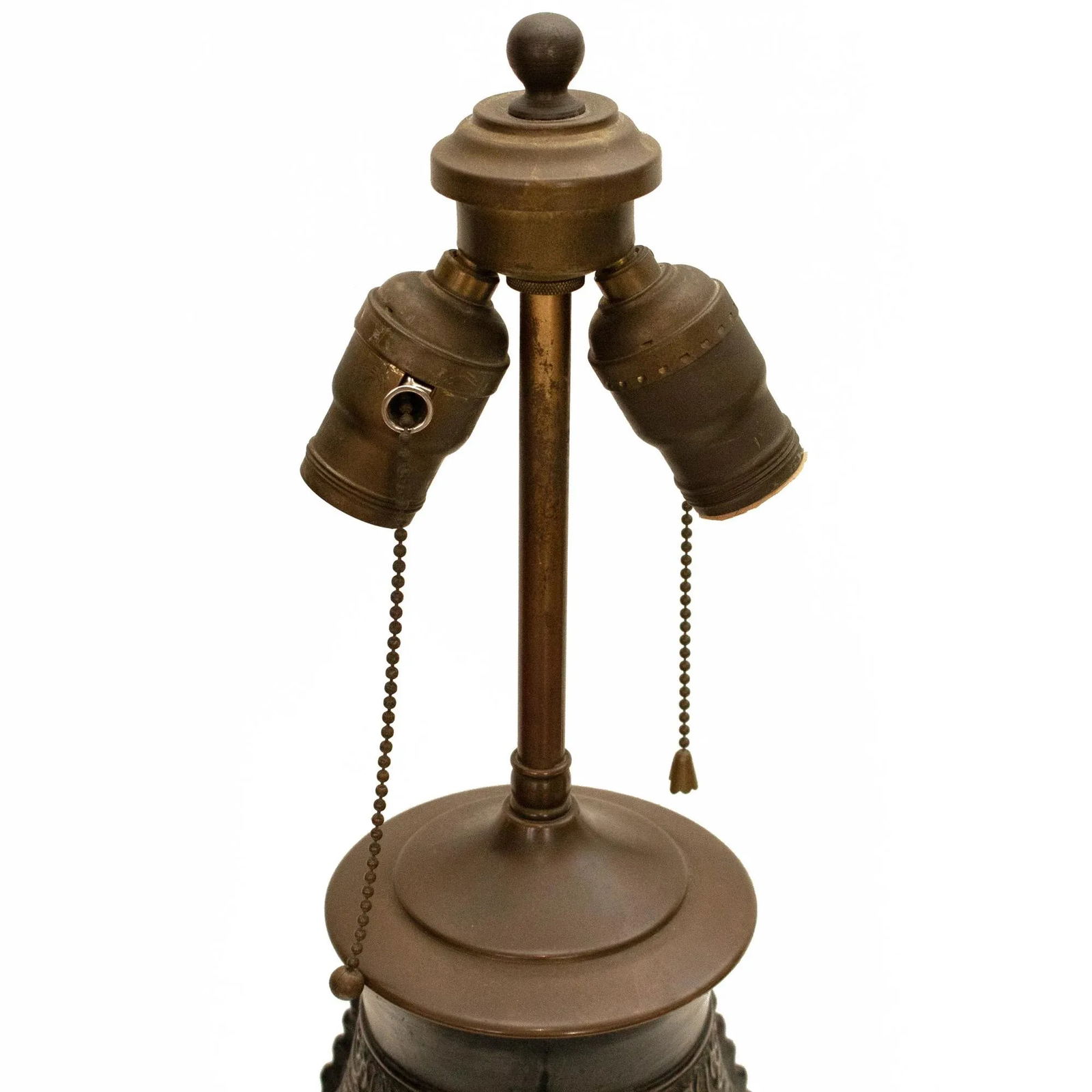 1920s TaishÅ or Early Showa Era Japanese Bronze Vase Lamp - 8