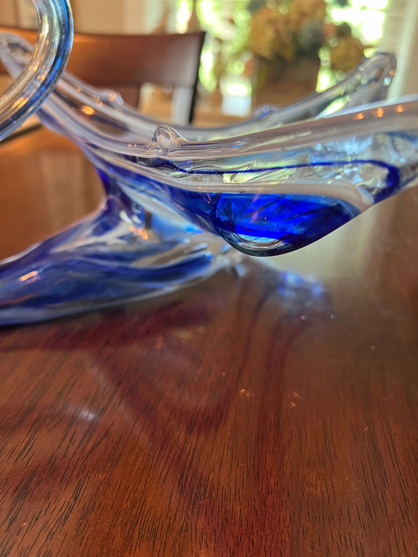 1960s Murano Style Swan Bowl - 3