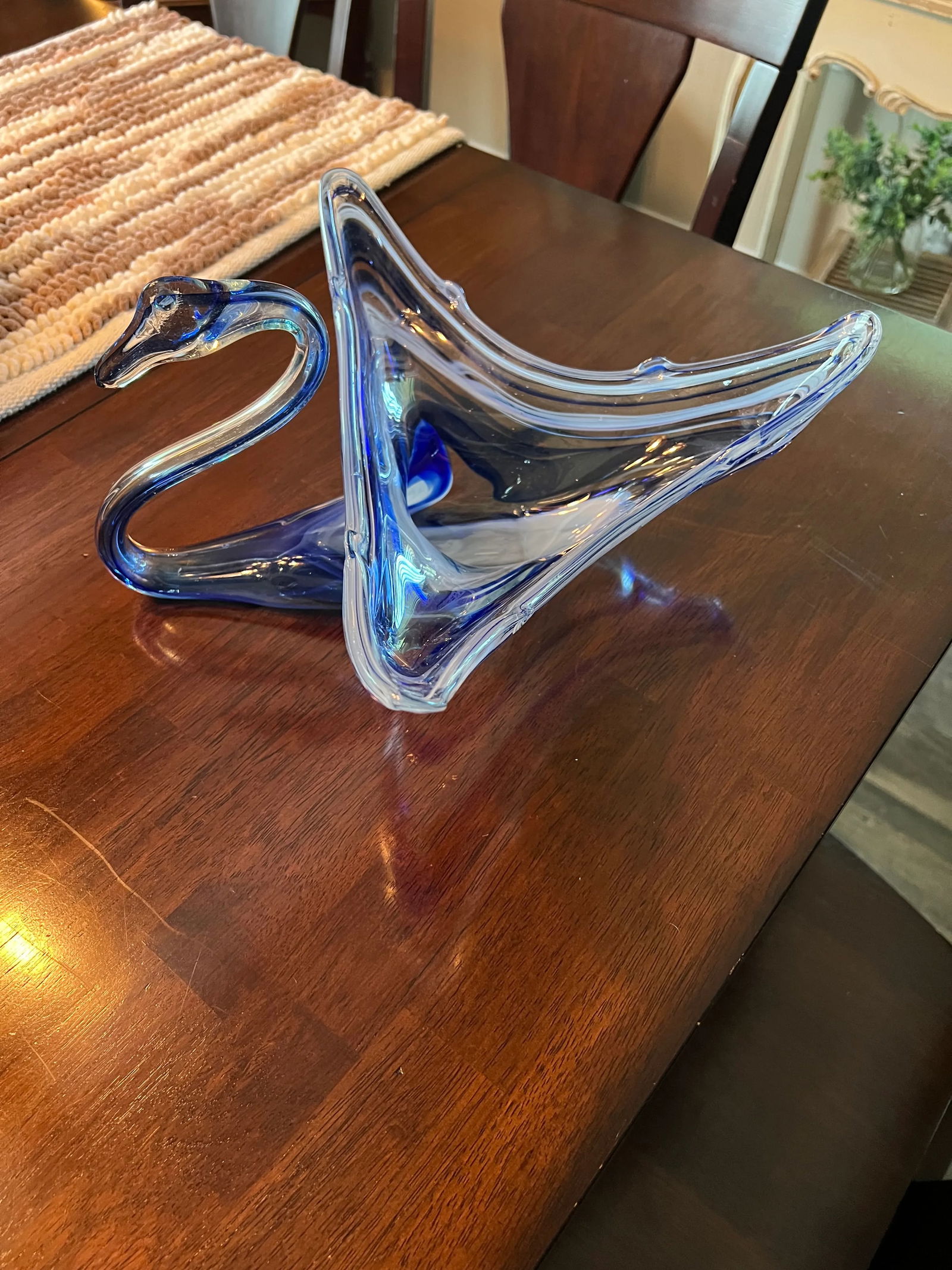 1960s Murano Style Swan Bowl - 6