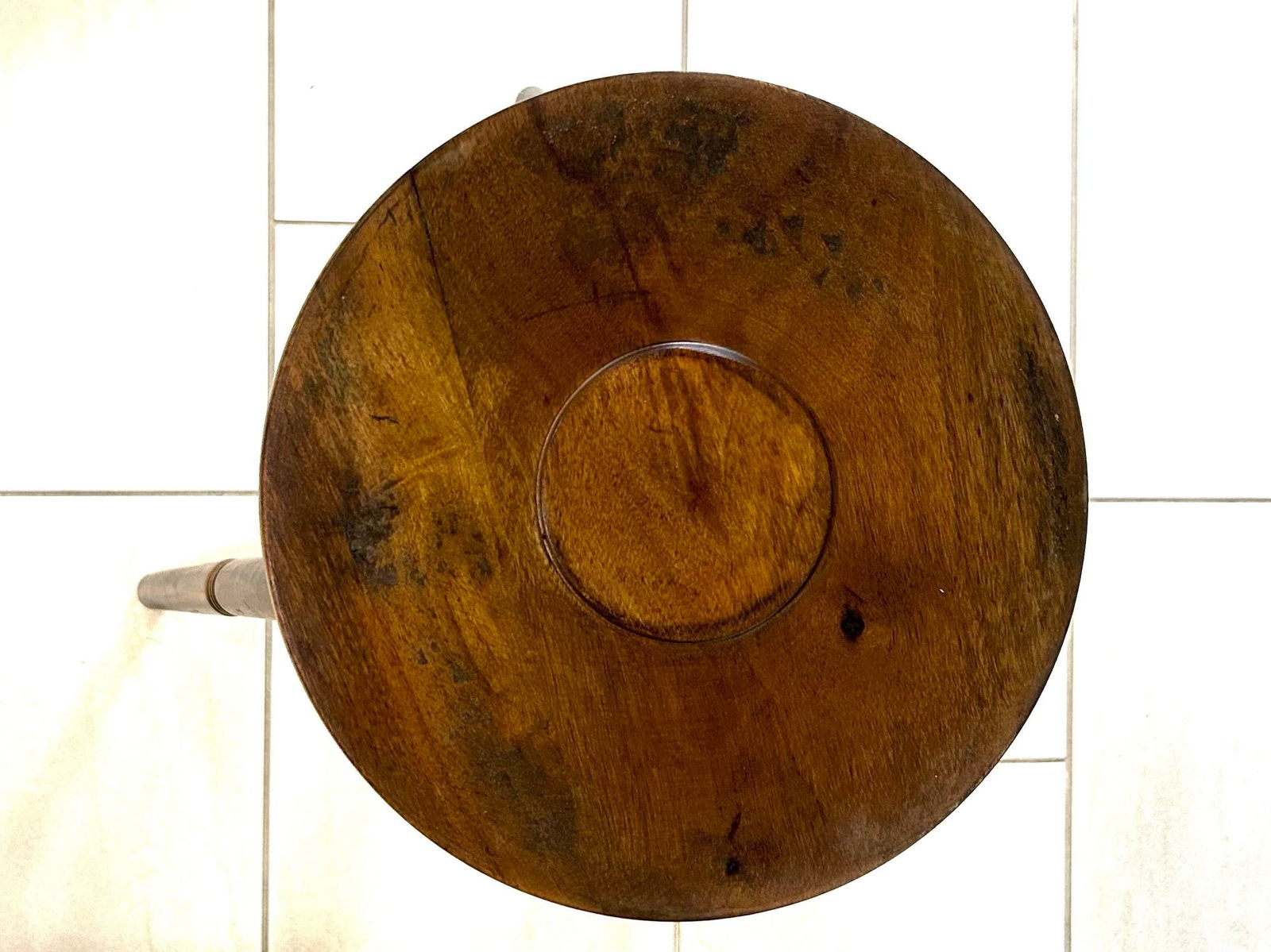 Vintage Mid-Century Repurposed Rotating Shabby Chic Planter or Serving Bowl - 3 Pieces - 5