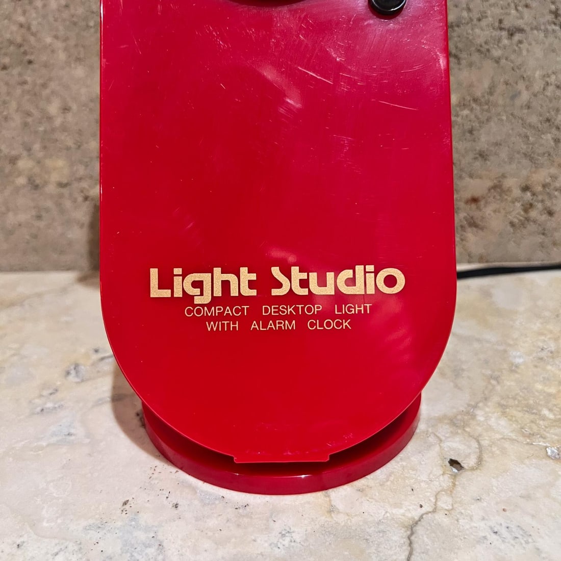 1970s Light Studio Compact Desk Lamp With Alarm Clock - 11