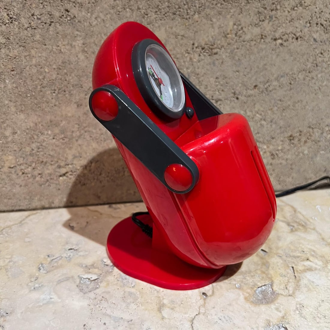 1970s Light Studio Compact Desk Lamp With Alarm Clock - 4