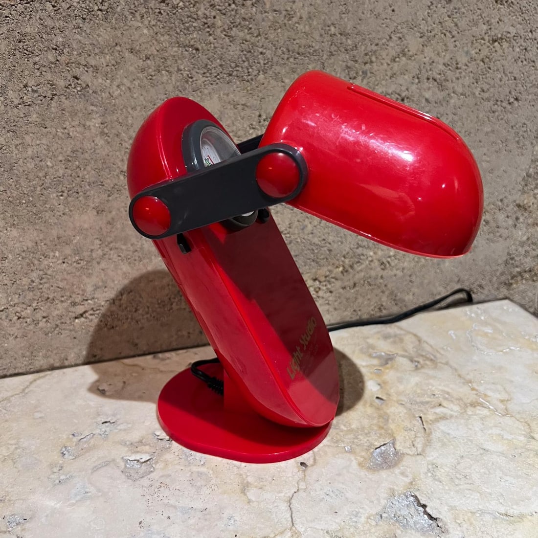 1970s Light Studio Compact Desk Lamp With Alarm Clock - 5