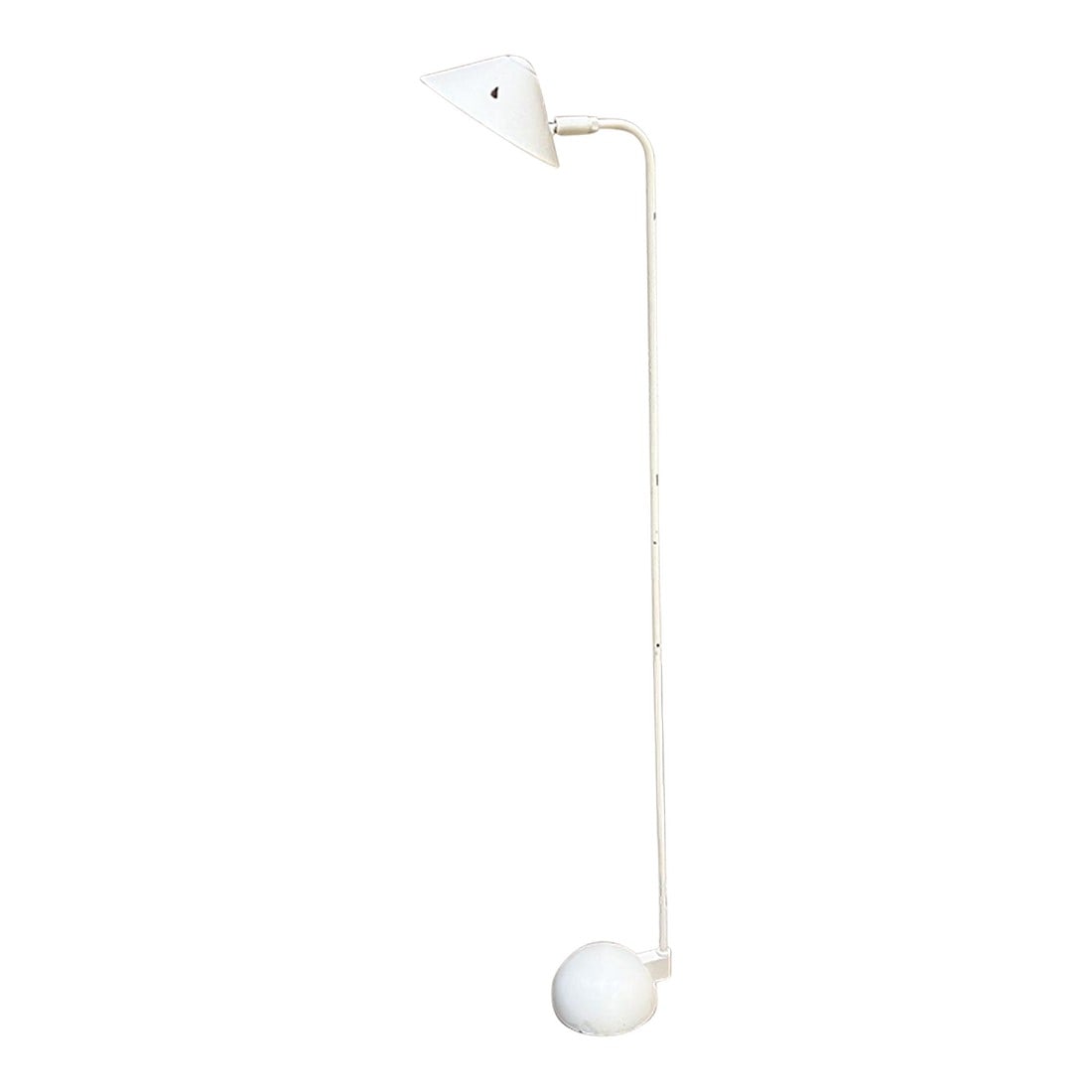 1980s Style Koch & Lowy White Pharmacy Reading Floor Lamp (1 of 10)