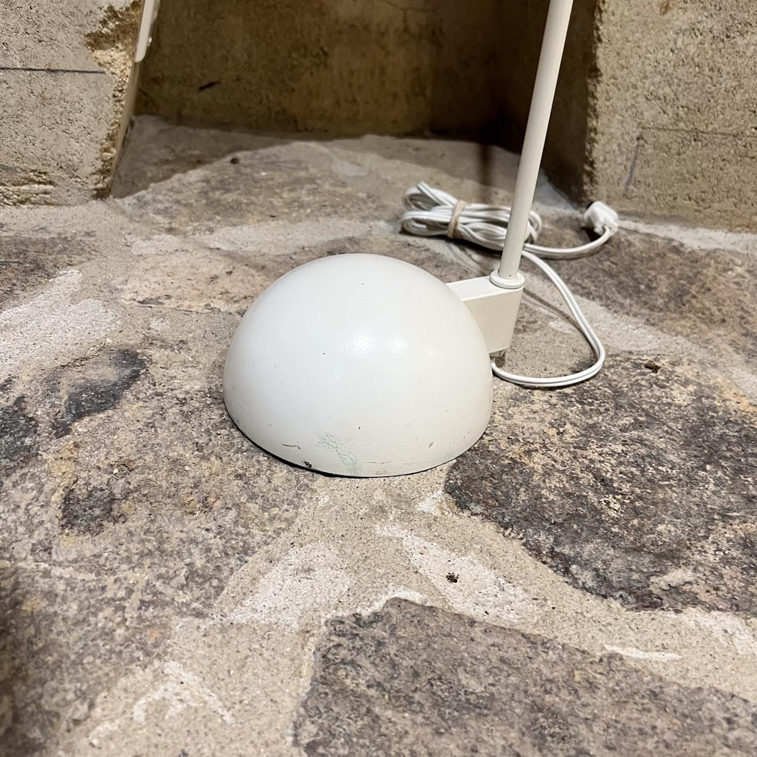 1980s Style Koch & Lowy White Pharmacy Reading Floor Lamp - 4