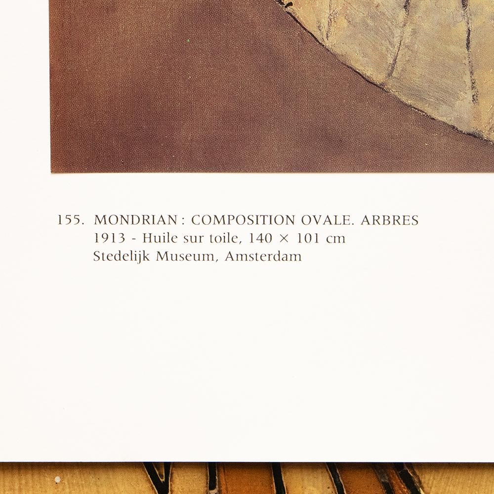 1991 After Piet Mondrian "Oval Composition (Trees)", Full-Color Parisian Print - 5