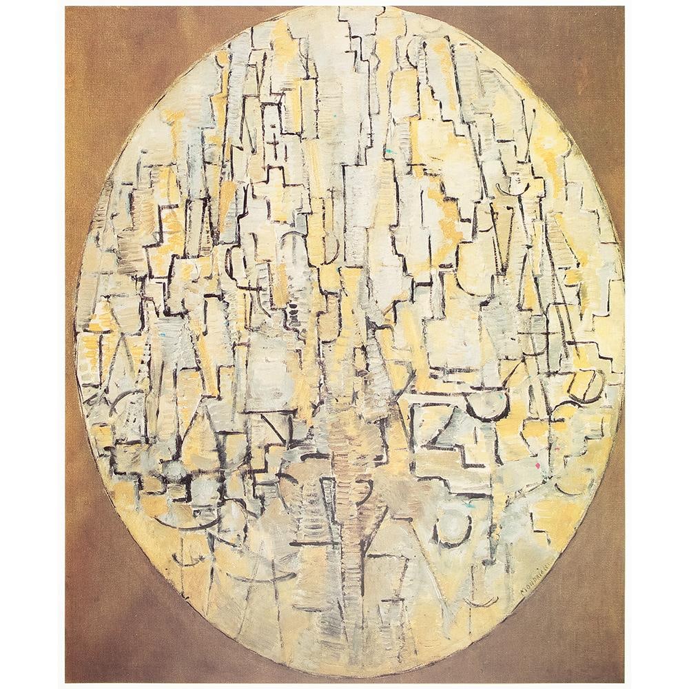 1991 After Piet Mondrian "Oval Composition (Trees)", Full-Color Parisian Print - 8