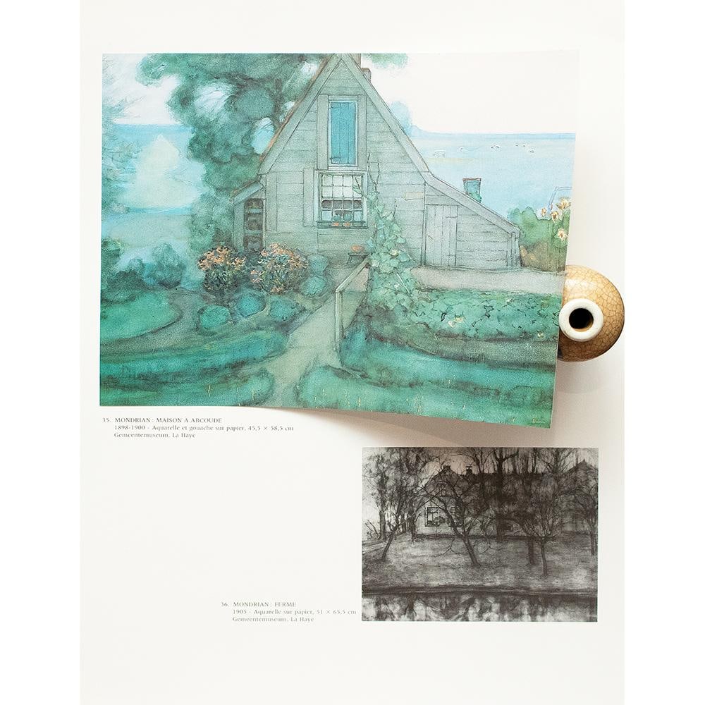 1991 After Piet Mondrian "House in Abcoude", Full-Color Parisian Print - 3