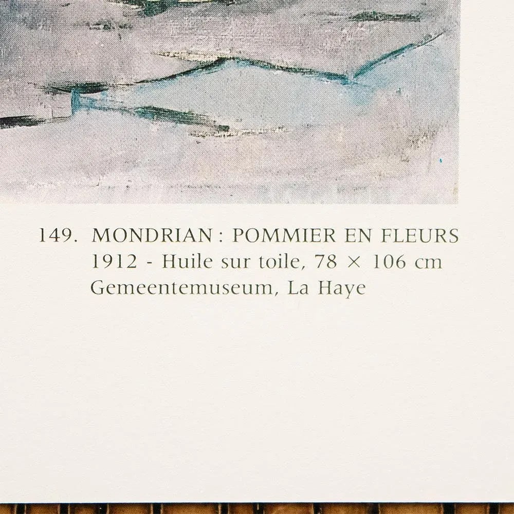 1991 After Piet Mondrian "The Blue Tree" & "The Flowering Apple Tree", Full-Color Parisian Print - 6