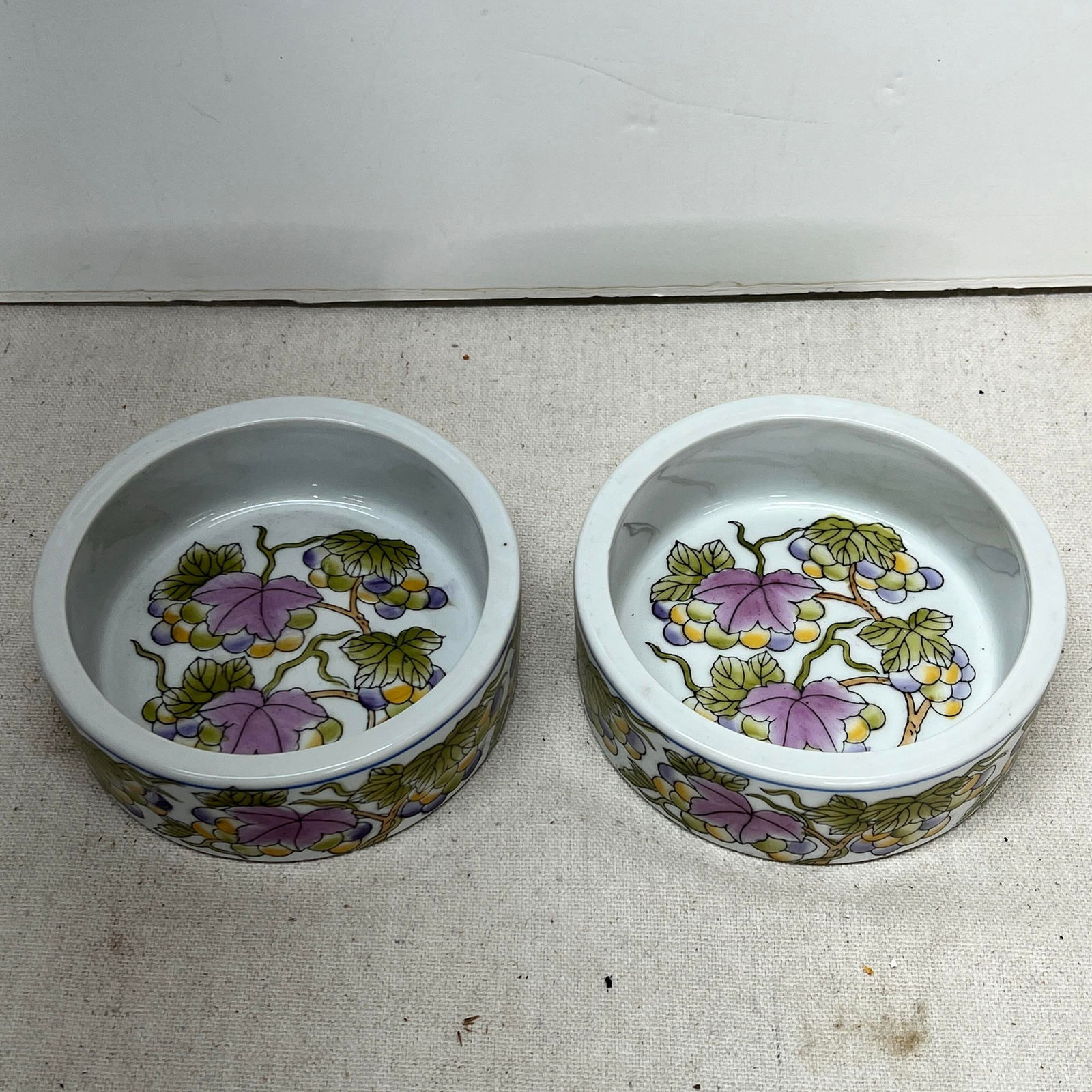Williams-Sonoma Grande Cuisine Chinoiserie Trinket Dishes - a Pair - 3