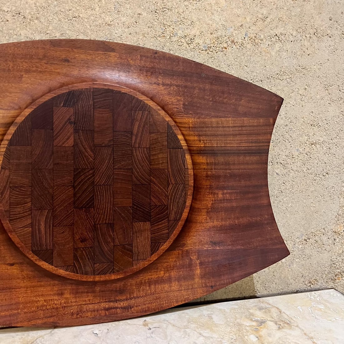 Mid-Century Danish Modern Jens Quistgaard Dansk Charcuterie Teak Tray Denmark - 4